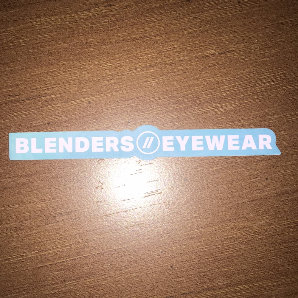 Blenders Eyewear Sticker Decal
